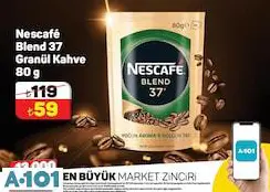 NESCAFE BLEND  37 GRANÜL KAHVE 80 G